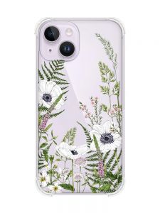 Чохол із потовщеними кутами на iPhone 14 :: Квіти польові (принт 363)