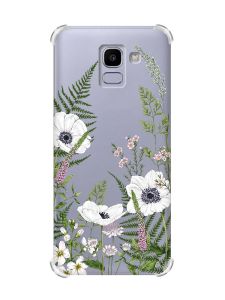 Чохол із потовщеними кутами на Samsung Galaxy J6 (2018) J600F :: Квіти польові (принт 363)