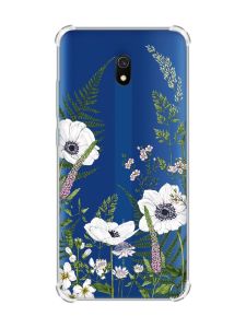 Чохол з потовщеними кутами на Xiaomi Redmi 8A :: Квіти польові (принт 363)
