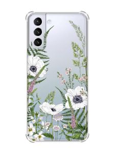Чохол з потовщеними кутами на Samsung Galaxy S21 (G991) :: Квіти польові (принт 363)