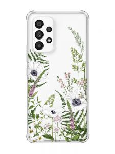 Чохол з потовщеними кутами на Samsung Galaxy A53 :: Квіти польові (принт 363)