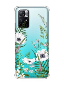 Чохол з потовщеними кутами на Xiaomi Redmi Note 11 4G :: Квіти польові (принт 363)