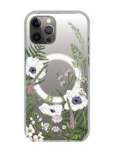 Магнітний чохол на iPhone 12 Pro Max із підтримкою MagSafe :: Квіти польові (принт 363)