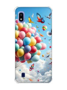 Чохол з потовщеними кутами на Samsung Galaxy A10 (2019)/A105 :: Повітряні кульки (принт 365)