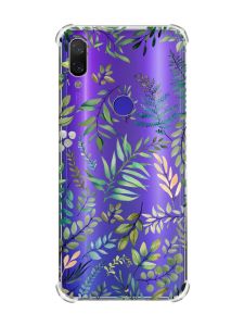 Чохол з потовщеними кутами на Xiaomi Redmi Note 7/7 Pro :: Рослинний фон /принт 377/