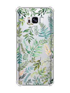 Чохол з потовщеними кутами на Samsung Galaxy S8 :: Рослинний фон (принт 377)