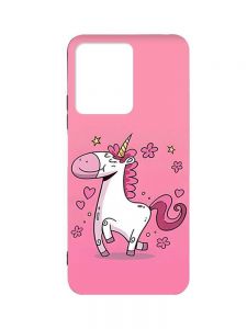 Матовий чохол з чорними боками на Xiaomi Redmi Note 12 :: Єдиноріг (принт 105)