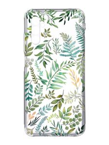 Прозорий чохол на Samsung Galaxy A34 5G/A346 :: Рослинний фон (принт 377)
