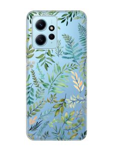 Прозорий чохол на Xiaomi Redmi Note 12 4G :: Рослинний фон (принт 377)
