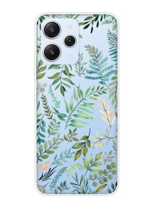 Прозорий чохол на Xiaomi Redmi 12 :: Рослинний фон (принт 377)
