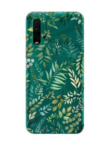 Прозорий чохол на Xiaomi Redmi 9T  :: Рослинний фон (принт 377)