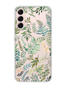 Прозорий чохол на Samsung Galaxy S22 :: Рослинний фон (принт 377)