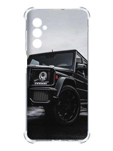 Чохол з потовщеними кутами на Samsung Galaxy A25 (A256) :: Авто чорне (принт 234)