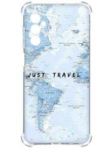 Чохол з потовщеними кутами на Samsung Galaxy M14 :: Подорожі. Карта (принт 323)