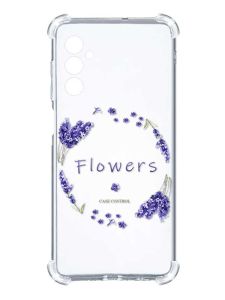 Чохол з потовщеними кутами на Samsung Galaxy M14 :: Лавандовий віночок (принт 19)