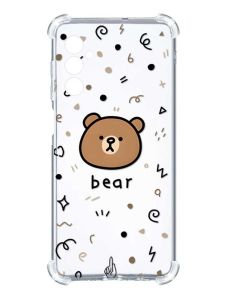 Чохол з потовщеними кутами на Samsung Galaxy M14 :: Ведмедик (принт 76)