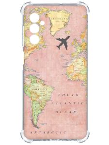 Чохол з потовщеними кутами на Samsung Galaxy M14 :: Подорожі. Карта (принт 320)