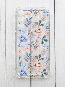Чохол з потовщеними кутами на Samsung Galaxy A14 5G :: Квітковий фон (принт 371)