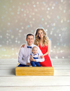 Фігурна акрилова фотографія з підсвіткою + пульт дистанційного управління