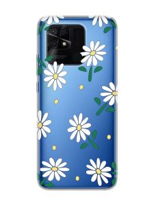 Прозорий чохол на Xiaomi Redmi 10C :: Ромашки (принт 368)
