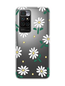 Прозорий чохол на Xiaomi Redmi 10/10 (2022) :: Ромашки (принт 368)