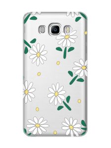 Прозорий чохол на Samsung Galaxy J7(2016) J710 :: Ромашки (принт 368)