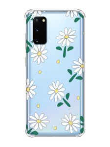 Чохол із потовщеними кутами на Samsung Galaxy S20 Plus :: Ромашки (принт 368)