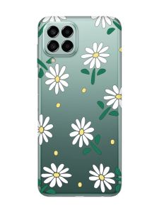 Прозорий чохол на Samsung Galaxy M33 5G :: Ромашки (принт 368)