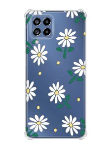 Чохол з потовщеними кутами на Samsung Galaxy M53 (M536) 5G :: Ромашки (принт 368)