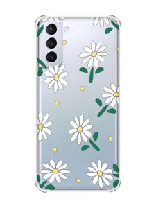 Чохол з потовщеними кутами на Samsung Galaxy S21 (G991) :: Ромашки (принт 368)