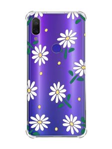 Чохол з потовщеними кутами на Xiaomi Redmi Note 7/7 Pro :: Ромашки /принт 368/