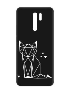 Матовий чорний чохол на Xiaomi Redmi 9 :: Лисиця (принт 127)