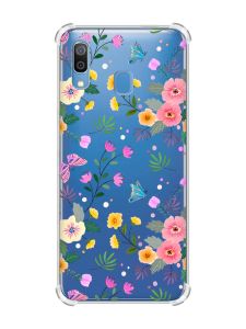 Чохол з потовщеними кутами на Samsung Galaxy A30 (2019) / A20 (2019) :: Квітковий фон (принт 369)