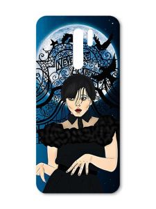 Матовий чохол з чорними боками на Xiaomi Redmi 9 :: Танець. Венздей (принт 212)