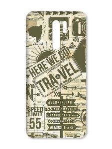 Матовий чохол з чорними боками на Xiaomi Redmi 9 :: Мандри (принт 324)