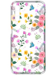 Прозорий чохол на Samsung Galaxy A34 5G/A346 :: Квітковий фон (принт 369)