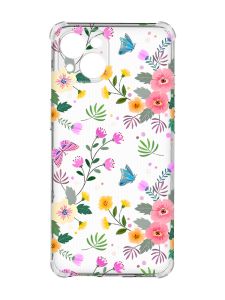 Чохол із потовщеними кутами на iPhone 15 Plus :: Квітковий фон (принт 369)