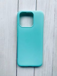 Силіконовий матовий чохол на Xiaomi Redmi 12C Бірюзовий