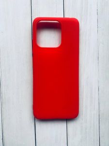 Силіконовий матовий чохол на Xiaomi Redmi 12C Червоний