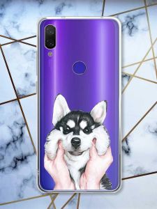 Прозорий чохол на Xiaomi Redmi Note 7/7 Pro :: Мордочка /принт 121/