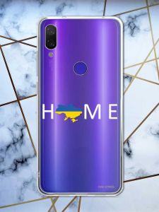Прозорий чохол на Xiaomi Redmi Note 7/7 Pro :: Дім Україна /принт 73/