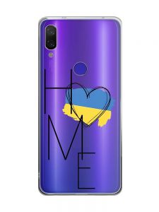 Прозорий чохол на Xiaomi Redmi Note 7/7 Pro :: Дім Україна /принт 353/