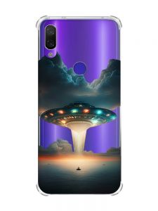 Чохол з потовщеними кутами на Xiaomi Redmi Note 7/7 Pro :: Тарілка UFO /принт 241/