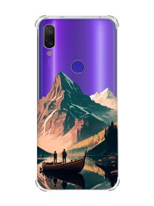 Чохол з потовщеними кутами на Xiaomi Redmi Note 7/7 Pro :: Човен. Пейзаж /принт 246/