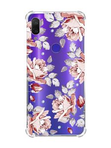 Чохол з потовщеними кутами на Xiaomi Redmi Note 7/7 Pro :: Фон Троянди /принт 273/