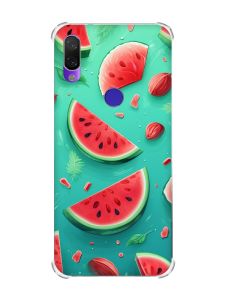 Чохол з потовщеними кутами на Xiaomi Redmi Note 7/7 Pro :: Скибки кавуна /принт 340/