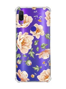 Чохол з потовщеними кутами на Xiaomi Redmi Note 7/7 Pro :: Квіти пастельні /принт 277/