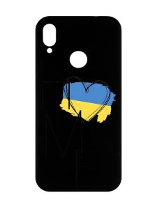 Матовий чорний чохол на Xiaomi Redmi Note 7/7 Pro :: Дім Україна /принт 353/