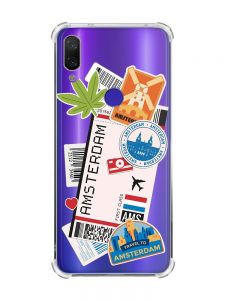 Чохол з потовщеними кутами на Xiaomi Redmi Note 7/7 Pro :: Подорожі. Амстердам /принт 327/