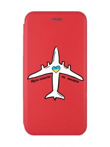 Чохол-книжка з малюнком на Xiaomi Redmi Note 7/7 Pro :: Червоний :: Мрія ніколи не помирає /принт 1/